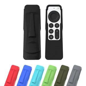 For Apple TV Siri Remote Control 2021 Protective Case Shockproof Silicone Cover - Picture 1 of 19