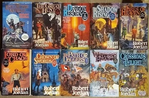 Wheel of Time Series Books 1 - 10 by Robert Jordan - Picture 1 of 4