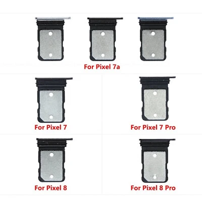 SIM Card Tray Single SIM Card Slot Accessory For Google Pixel 7 7 Pro 7a 8 8 Pro - Image 1 of 4