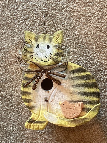 NEW Cat Bird House Tabby Cat Striped Cat Cover