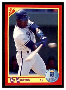 1990 Score #280a BO JACKSON Kansas City Royals ~D1S