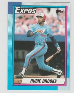 Hubie Brooks Expos 1990 Topps #745