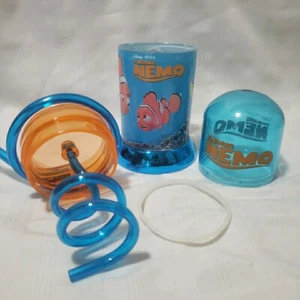 Disney Finding Nemo Dory Cup Tumbler Spiral Straw Blue 10 oz.new Pixar1 - Picture 1 of 5