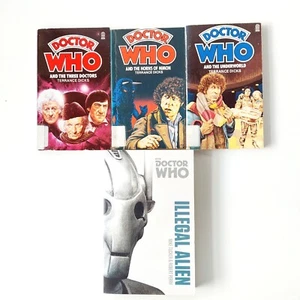 Doctor who Paperback books target novel vintage sci-fi lot bulk 4 - Picture 1 of 8