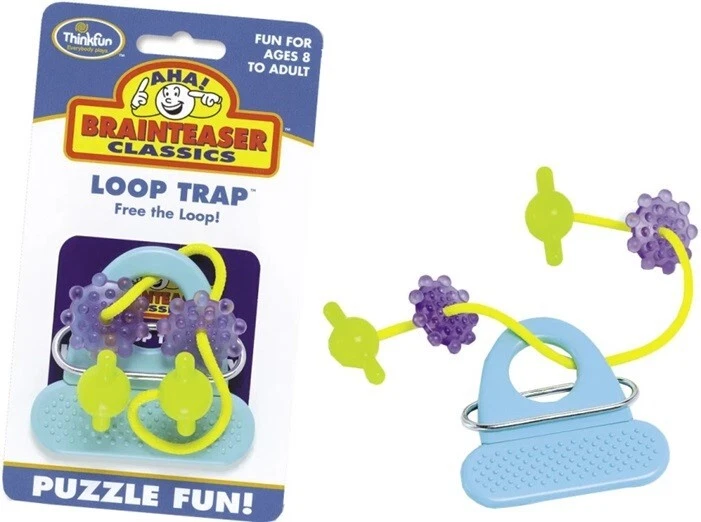 THINK FUN  LOOP TRAP PUZZLE BINARY ARTS FACTORY PACKAGED  AUTHENTIC  NEW - Image 1 of 1