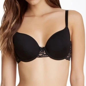 Wacoal All Dressed Up T-shirt Bra Black size 32DDD Underwire - Picture 1 of 8