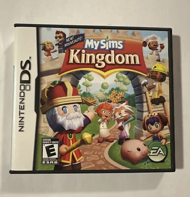 MySims Kingdom (Nintendo DS, 2008) Tested Works Manual CIB Video Game Cartridge - Image 1 of 4
