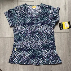 Scrubs Top WonderWink Modern fit Women Small New V Neck - Picture 1 of 5
