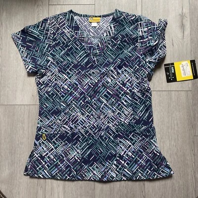 Scrubs Top WonderWink Modern fit Women Small New V Neck - Image 1 of 4