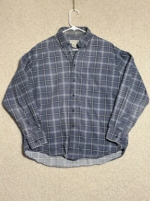 Crossings Men's Button Up Shirt Blue Plaid Size Large - Image 1 of 4