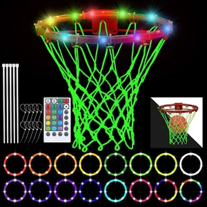 2 Pcs Glow in the Dark Basketball Accessories for Boys Girls Include LED Basketb - Picture 1 of 7