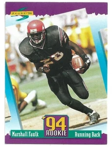 1994 Score - Marshall Faulk #277 (RC) - Picture 1 of 3