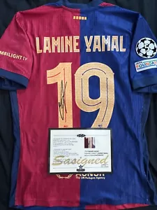 Lamine Yamal SIGNED FC Barcelona Rare Shirt/Jersey + COA (READ DESCRIPTION) - Picture 1 of 5