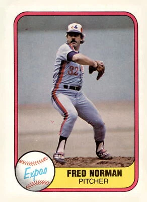1981 Fleer #158 Fred Norman - Image 1 of 2