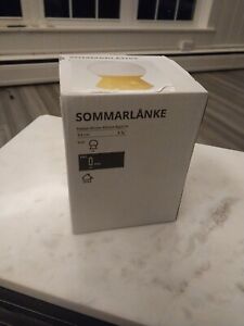 IKEA SOMMARLANKE Mini LED Table Lamp Yellow /Battery Operated Outdoor 4 7/8" New