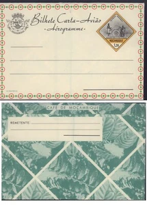 MOZAMBIQUE 1960 STATIONERY AEROGRAME COFFE CAFE - Picture 1 of 1