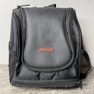 Nintendo 3DS Mini Aufbewahrungsrucksack Schwarz Spieletasche / Case Tragbare Spiele - Bild 1 von 9