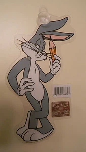 VENTANA ADHESIVA para colgar con ventosa BUGS BUNNY LOONEY TUNES Conejo - NUEVO - Imagen 1 de 1