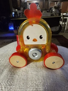 Fisher-Price Rollin’ Surprise Rooster, Zahnräder Push-Along Spielzeugfahrzeug für Baby - Bild 1 von 10