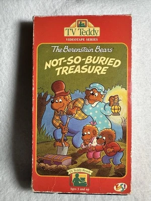 The Berenstein Bears Not-So-Buried Treasure VHS Tape 1993 TV Teddy - Image 1 of 4