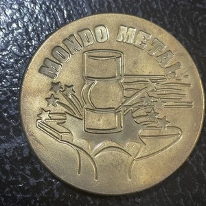 POG, HAMMER & ANVIL SLAMMER WHAMMER - Brass Metal 90s Retro Toy/Vintage - Picture 1 of 4