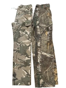 Boy’s Youth Lot Of 2 Camouflaged Pants, Old Navy, Ranger, Size 10-12 - Picture 1 of 13