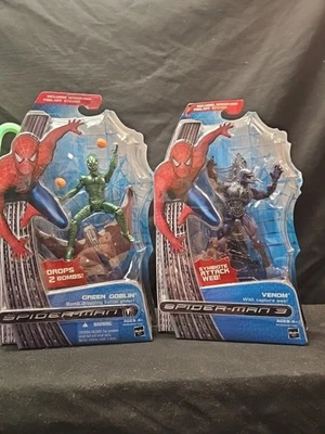 Figura de acción Spiderman Película Duende Verde y Veneno Hasbro Marvel (2 figuras) Foto 1 de 4