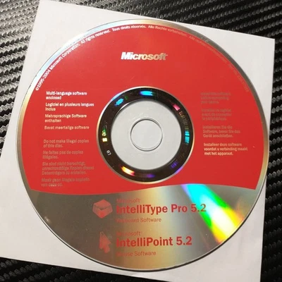 Microsoft IntelliType Pro 5.2 Software Disc For Keyboard & Mouse- Free Ship - Image 1 of 4