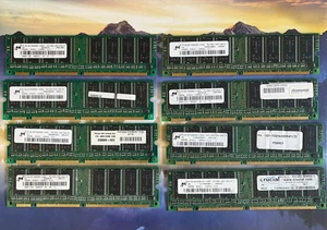 Micron 2GB (8x256Mb)  modules, MT16LSDT3261AG-133E1/B1 256Mb Sync 133MHz - Picture 1 of 2