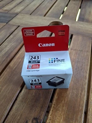 NEW CANON PIXMA PG-243 BLACK INK GENUINE PRINTER INK CARTRIDGE 245 XL COMPATIBLE - Image 1 of 2