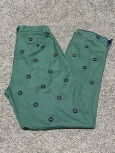 Polo Ralph Lauren Corduroy All Over Pants Men 31 30 Green 5 Pocket Excellent - Picture 1 of 10
