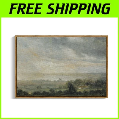 Arte de pared de paisaje vintage 24"x36" Foto 1 de 4