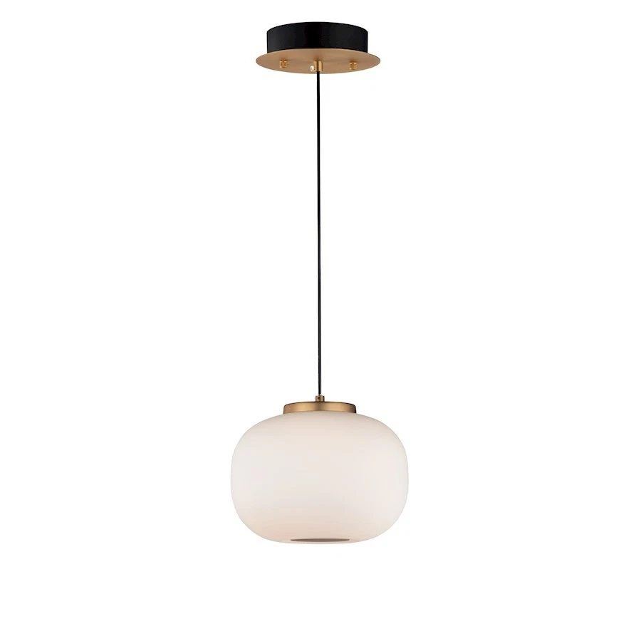 ET2 Lighting Soji LED 2-Light 9" Pendant, Black/Gold - E25065-92BKGLD - Image 1 of 1