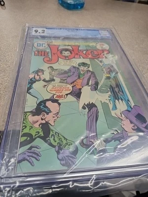 Joker #1 CGC 9.2 DC 1975 | First solo titled Joker series Batman Penguin - Image 1 of 4