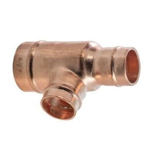 Copper Solder Ring Reducing End & Branch Tee - Picture 1 of 3