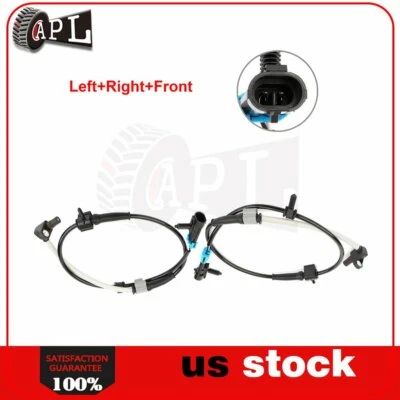 2 LH & RH Side Front ABS Wheel Sensor Assembly Fits GMC Savana 3500 2003-2012 - Image 1 of 4