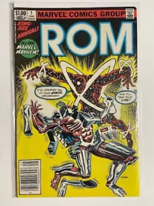 ROM King Size Annual #1 - Marvel Comics 1982 Marvel Mayhem - Foto 1 di 1