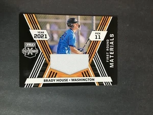 F158,198 2021 Elite Extra Edition -BRADY HOUSE Future Threads Relic NATIONALS - Picture 1 of 1