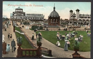 Vintage postcard, Wellington Gardens, Great Yarmouth, Norfolk postally unused - Photo 1/1