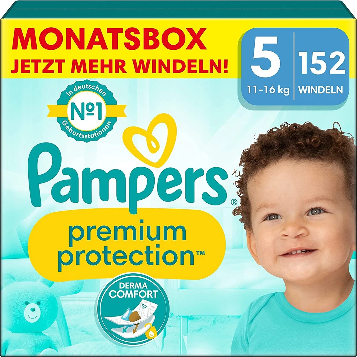 Love & Green Babywindeln Größe 5 – Hypoallergen, Ohne Chlor, Mit über 50 % Natürlichen Materialien