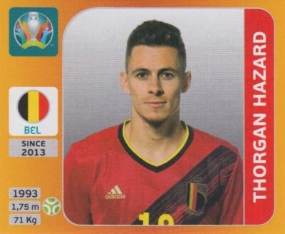 PANINI FUßBALL UEFA EURO 2020 TOURNAMENT 2021 Panini Sticker Euro 2020 Tournament 2021 No 141 Thorgan Hazard Image