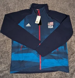 Adidas Jacket USA Volleyball Womens Large Warm Up NEW WITH TAGS - Picture 1 of 10