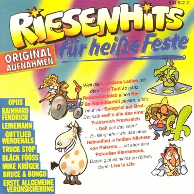 Riesenhits für heiße Feste CD neuwertig (1371) Originalaufnahmen - Bild 1 von 2