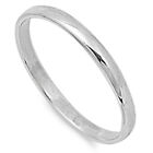 Ring Genuine 925 Wholesale Mens Womens Solid Sterling Silver Band Comfort Fit