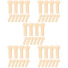  50 pcs Mini Wooden Pegs Wooden Rod Accessory Unfinished Wooden Craft Wooden