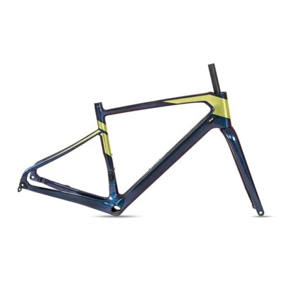 Cuadro de bicicleta todoterreno de fibra de carbono 700C freno de disco bicicleta de carretera marco de grava Foto 1 de 4