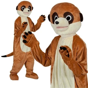 Costume Da Festa Per Adulti Da Mascotte Meercat Animale - Picture 1 of 1
