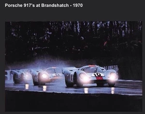 (3)Poster Set! (2)Porsche Gulf 917's 1970 (1)1998 Monterey Historics Car Poster - Picture 1 of 3