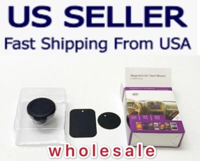 LOT GPS Cell Phone Holder Magnetic Car Mount Air Vent Stand fit iPhone wholesale - Image 1 of 3