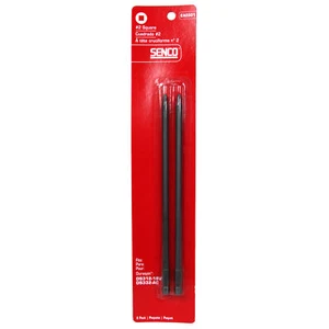 Senco EA0301 DuraSpin #2 Square Drive 2 Bit Pack New for DS312-18V DS332-AC - Picture 1 of 2